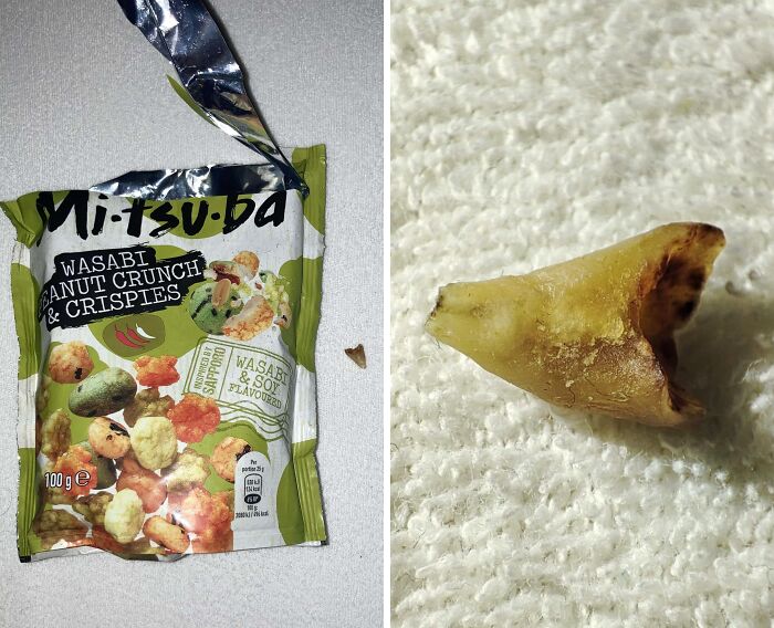 Found What Seems To Be An Animal Tooth Inside My Snacks Bag