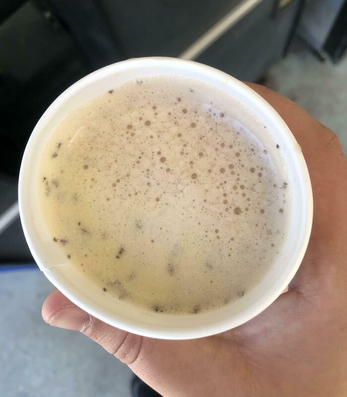 Coffee Dispenser Gave Me A Coffee Full Of Ants