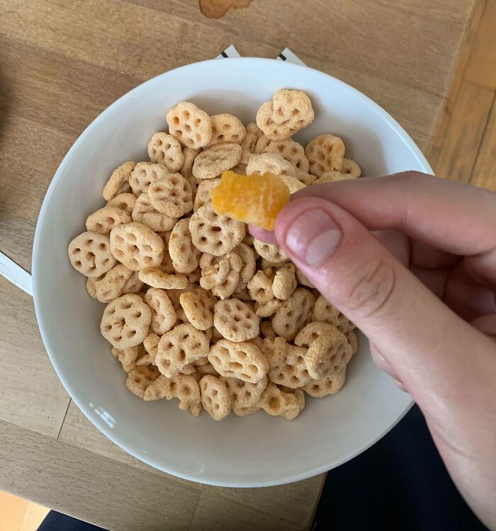 Found A Chunk Of Honey In My Honeycombs