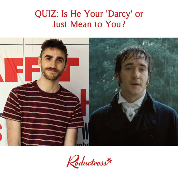 Comparison of a casually dressed man beside a historical character, highlighting a fake headline theme.