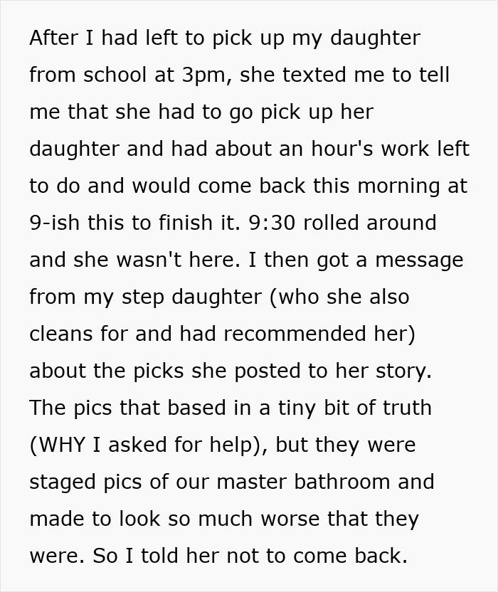 Unprofessional Housekeeper Mocks Client Online For &ldquo;Messy&rdquo; Home, Ends Up Jobless After One Day