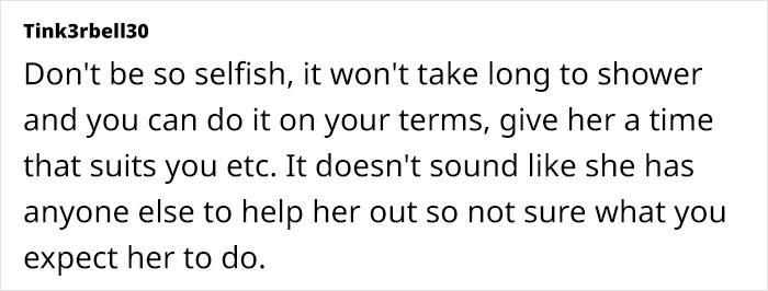 Woman Complains About Neighbor Asking To Use Her Shower, Internet Isn’t Sympathetic Woman Complains About Neighbor Asking To Use Her Shower, Internet Isn’t Sympathetic