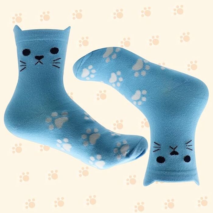 Can We Have Two Pairs Of These Adorable Cat Socks In Each Color?