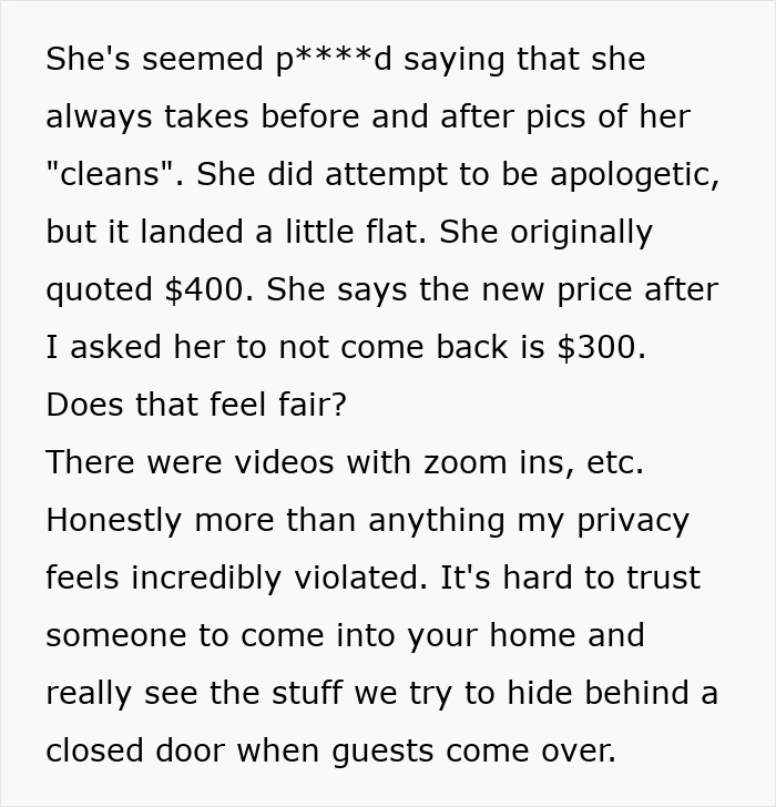 Unprofessional Housekeeper Mocks Client Online For &ldquo;Messy&rdquo; Home, Ends Up Jobless After One Day