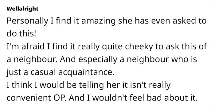 Woman Complains About Neighbor Asking To Use Her Shower, Internet Isn’t Sympathetic Woman Complains About Neighbor Asking To Use Her Shower, Internet Isn’t Sympathetic