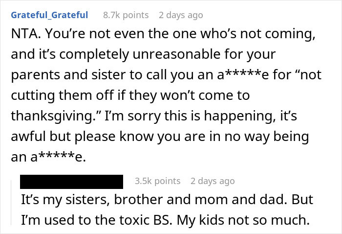 Grandparents Pressure Son To Cut Kids Off Until They Come To Family Events After Election Grandparents Pressure Son To Cut Kids Off Until They Come To Family Events After Election