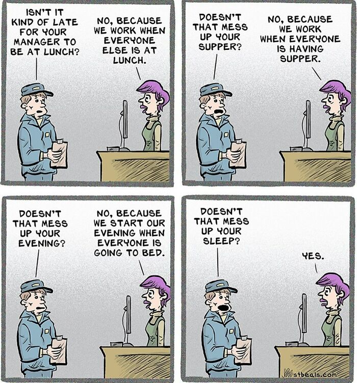 Humor In The Daily Grind: 30 New Comics About Retail Employees By Stephen Beals