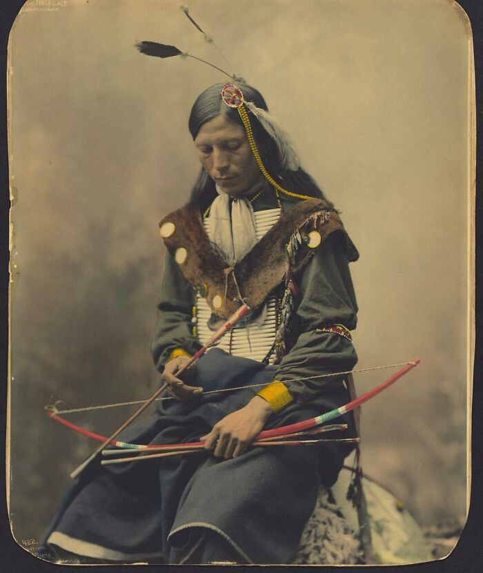 Chief Bone Necklace Of The Oglala Lakota, 1899