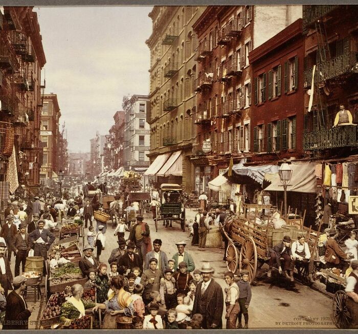 Mulberry St., NYC, 1900