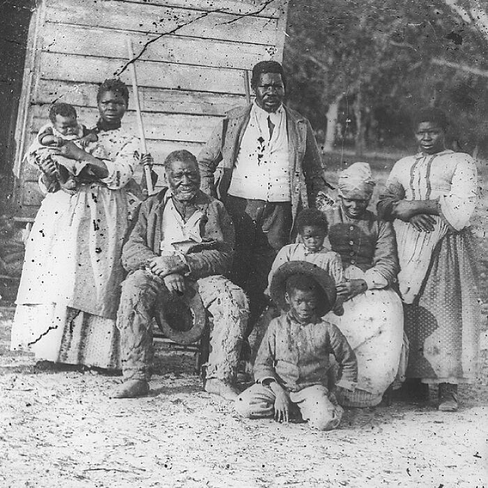 Portrait Of A Family, Beaufort, South Carolina, 1862