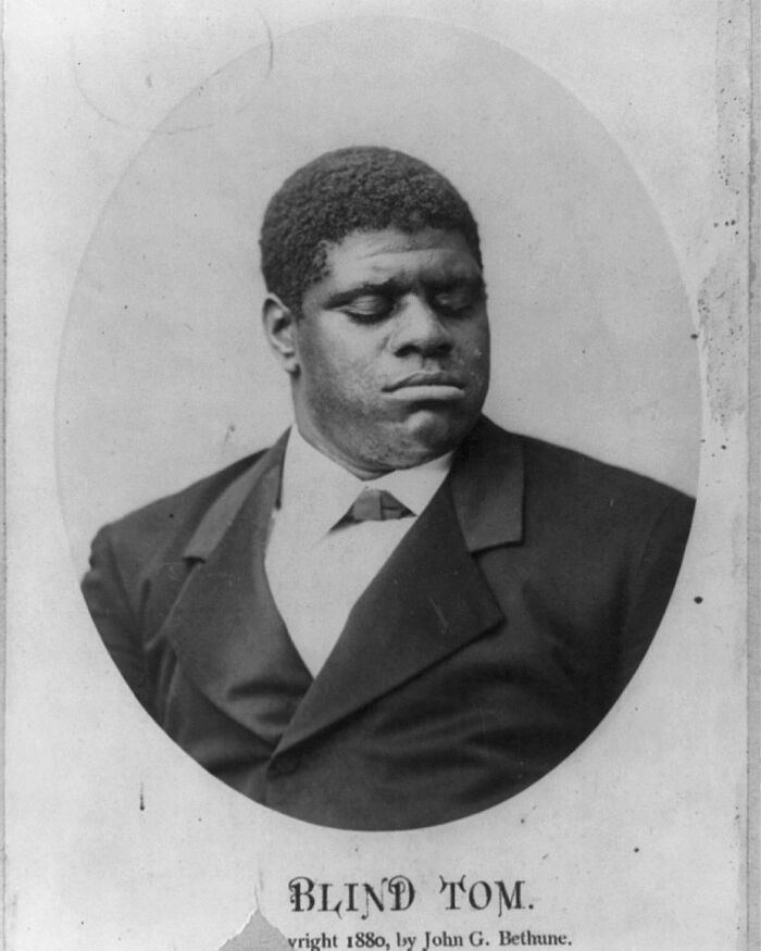 The World Knew Him As "Blind Tom" Wiggins, A Musical Prodigy, One Of The Best-Known American Performing Pianists Of The 19th Century