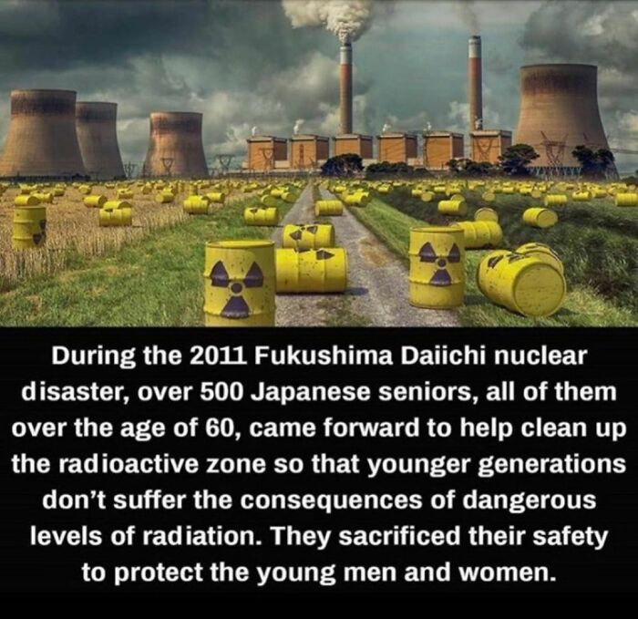 Yellow radioactive barrels scattered in a field near a nuclear power plant illustrating creepy weird facts about radiation dangers.