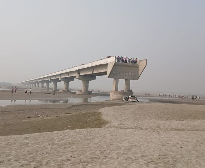 Unfinished bridge where fatal car crash sparked concerns over Google Maps directions. Unfinished bridge where fatal car crash sparked concerns over Google Maps directions.