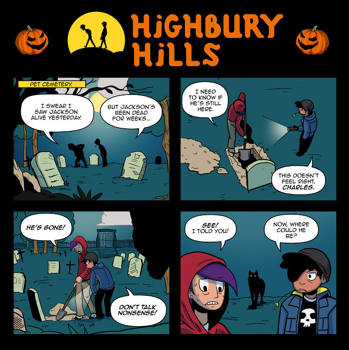 Halloween-Themed Comics From My &lsquo;Highbury Hills&rsquo; Series