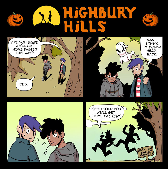 Halloween-Themed Comics From My &lsquo;Highbury Hills&rsquo; Series