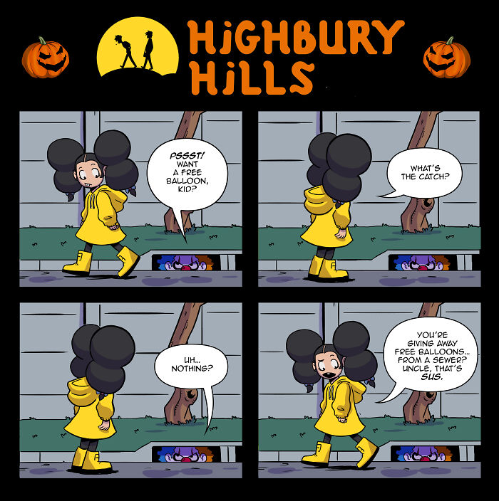 Halloween-Themed Comics From My &lsquo;Highbury Hills&rsquo; Series