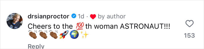 "I Will Not Apologize": 100th Woman In Space Refuses To "Bow To Small Men On The Internet" "I Will Not Apologize": 100th Woman In Space Refuses To "Bow To Small Men On The Internet"