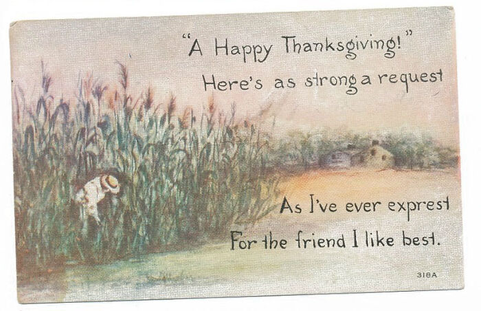 Vintage Thanksgiving Postcard