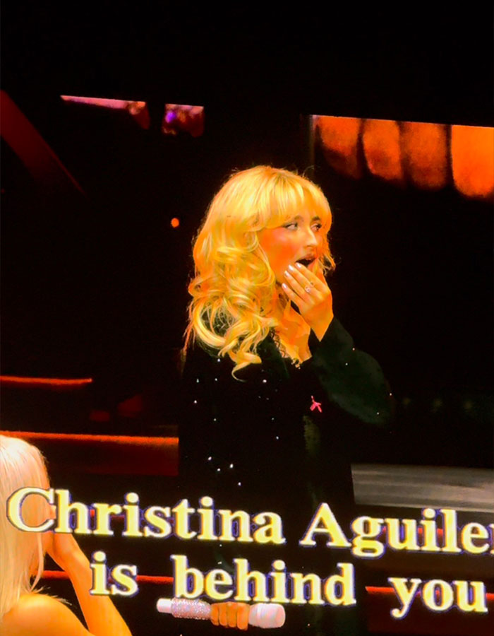 Sabrina Carpenter Acts Out X-Rated Bedroom Move On Stage During Concert: "Ever Tried This One?!"