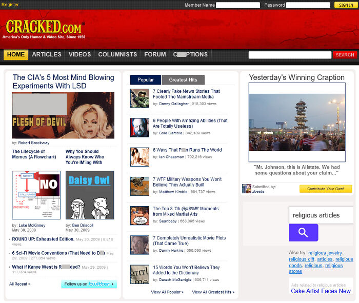 28 Notable Websites From The Dawn Of The Internet That Young People Surely Missed Out On