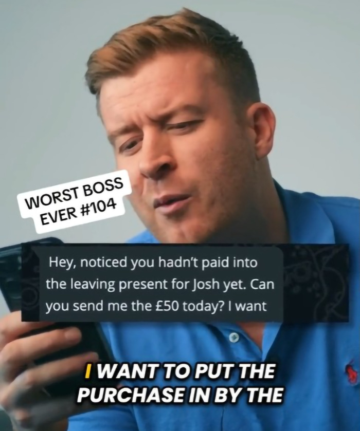 "I'm Never Going To Do That": Ridiculous Text From Boss Demanding Money Immediately Goes Viral "I'm Never Going To Do That": Ridiculous Text From Boss Demanding Money Immediately Goes Viral