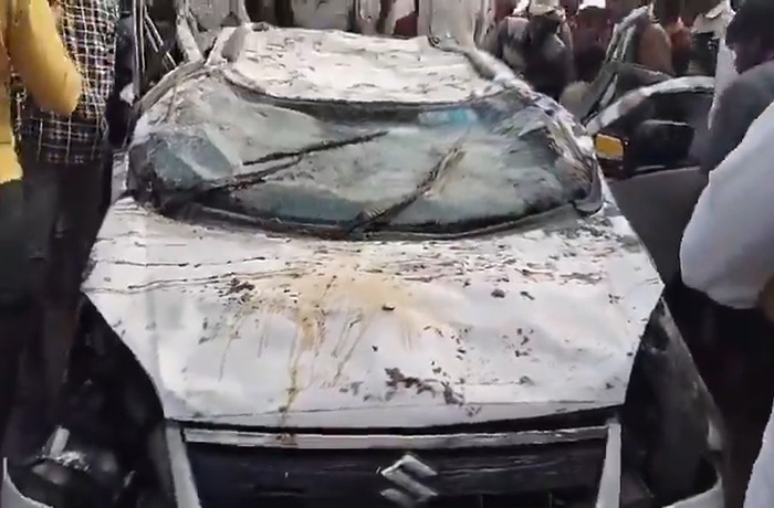 Heavily damaged car involved in fatal crash raises concerns about Google Maps and unfinished bridge navigation. Heavily damaged car involved in fatal crash raises concerns about Google Maps and unfinished bridge navigation.