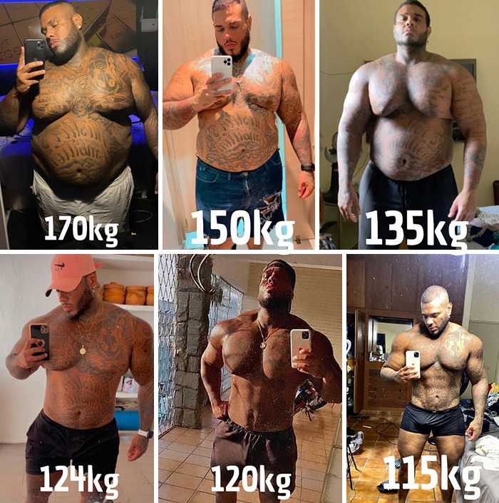 Nayron Santos Felipe Went From Obesity To Fitness In 12 Months, And Here&rsquo;s His Amazing Transformation