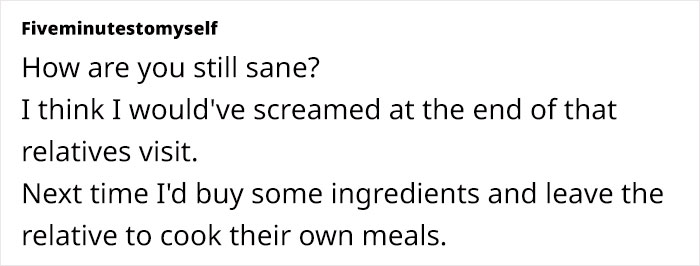 DIL Wastes 2 Weeks Slogging Over Cooking Based On MIL's Diet, MIL Actually Faked It All