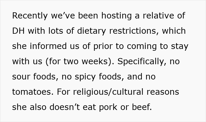 DIL Wastes 2 Weeks Slogging Over Cooking Based On MIL's Diet, MIL Actually Faked It All