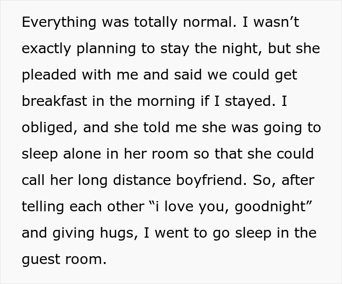 Text conversation reveals friend's hidden feelings, woman's world crumbles.