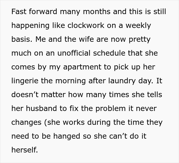 Neighbor Always Returns Lady's Lingerie From His Balcony, Livid Husband Says It's Creepy