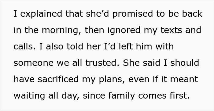 "Family Comes First": Guy Chooses To Go To Party Instead Of Waiting For Sister To Pick Up Her Son
