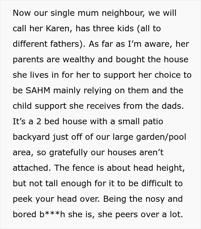 &ldquo;That Pool Is A Waste On Just The Two Of You&rdquo;: Neighbors Drown Karen&rsquo;s Free Pool Dreams