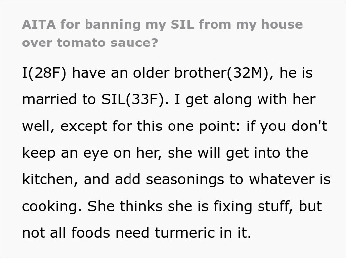 Woman Refuses To Host Any Family Gatherings As Intrusive SIL Ruins 40lb Of Homemade Tomato Sauce Woman Refuses To Host Any Family Gatherings As Intrusive SIL Ruins 40lb Of Homemade Tomato Sauce