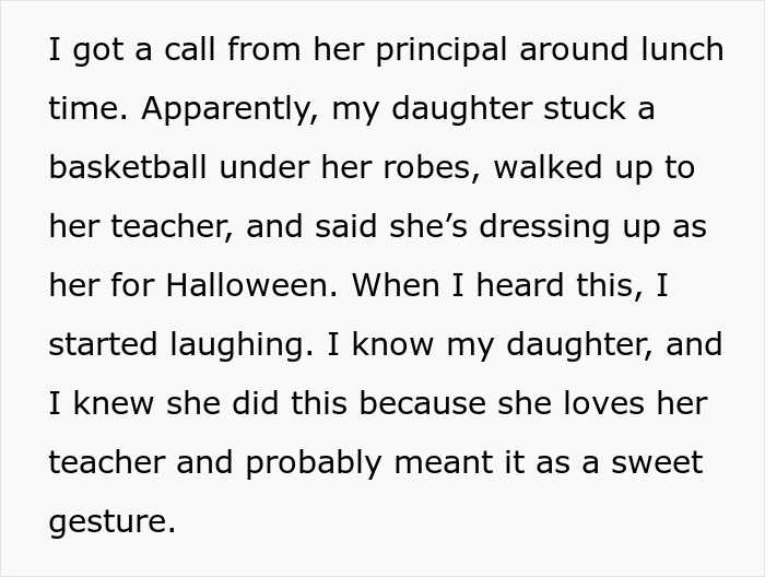 Pregnant Teacher Outraged By 6YO That Chose To Dress Up As Her For Halloween, Kid Left In Tears Pregnant Teacher Outraged By 6YO That Chose To Dress Up As Her For Halloween, Kid Left In Tears