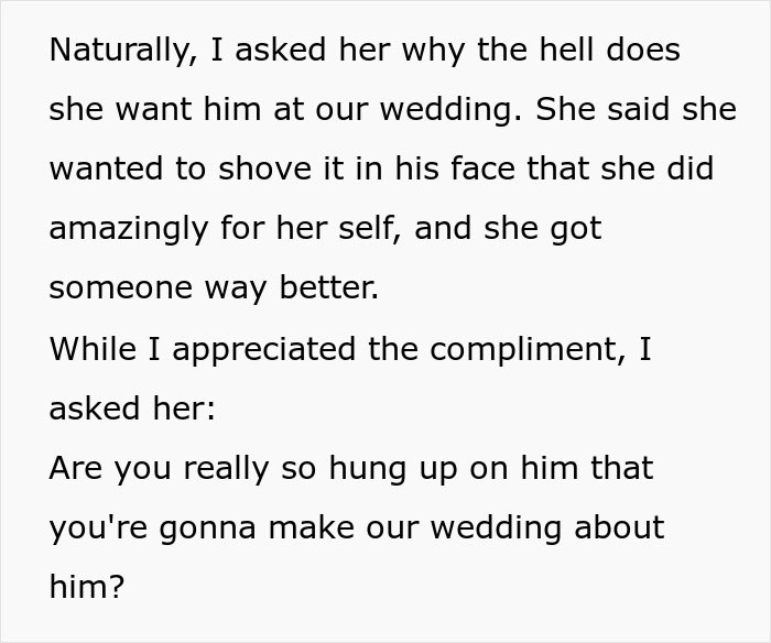 Guy Tells Fianc&eacute;e Wedding Is Off After She Shares Her Reason For Inviting Ex