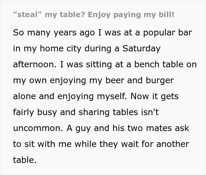 &ldquo;7 Drinks, 3 Starters, And An Extra Main&rdquo;: Guy Feasts As Table Thieves Unknowingly Pay His Bill
