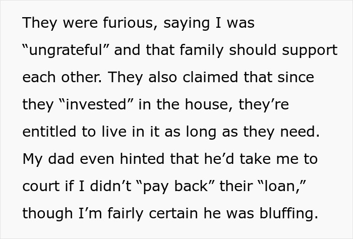 Son Refuses To Let Parents Move In, They're Furious: "Family Should Support Each Other" Son Refuses To Let Parents Move In, They're Furious: "Family Should Support Each Other"