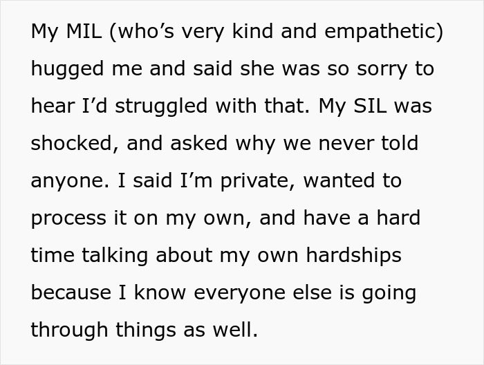 Woman Puts SIL In Her Place After Listening To Her Keep Playing The "Woe Is Me" Card For Sympathy