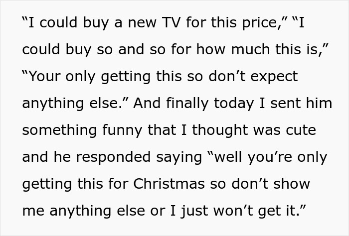 Man Ruins Wife&rsquo;s Christmas Surprise By Talking About Her Pricey Gift, She Doesn&rsquo;t Want It Anymore