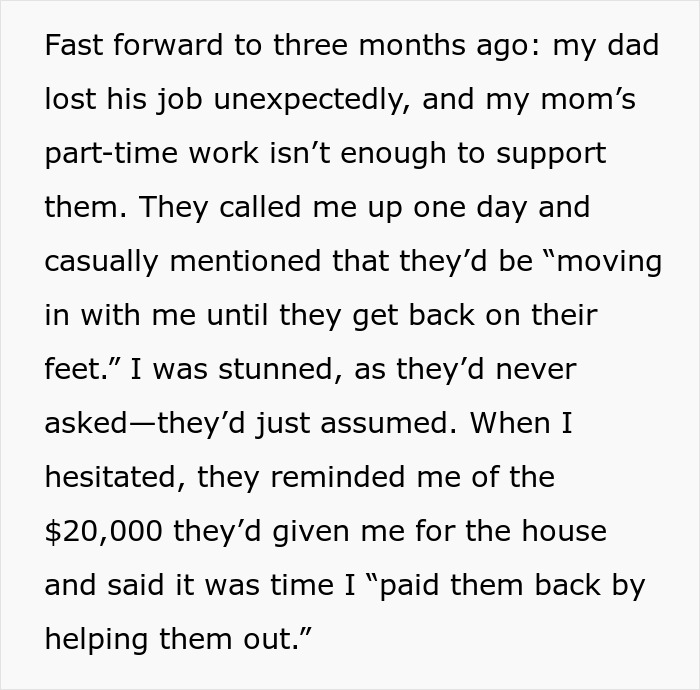 Son Refuses To Let Parents Move In, They're Furious: "Family Should Support Each Other" Son Refuses To Let Parents Move In, They're Furious: "Family Should Support Each Other"