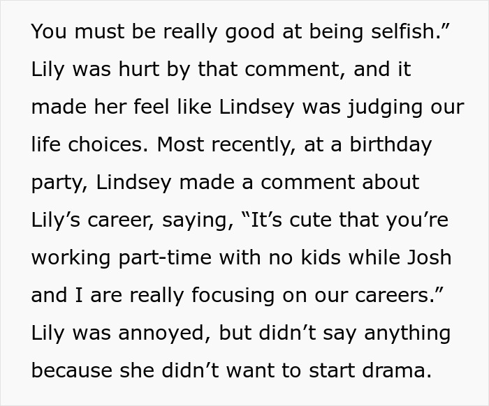 Text conversation about rudeness and honesty causing drama at dinner involving brother's girlfriend.