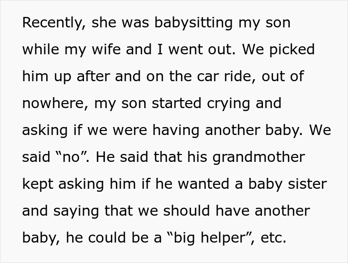 Dad Who Had Vasectomy Is Livid After His Mom Lies To Young Son That He Might Be A Big Brother