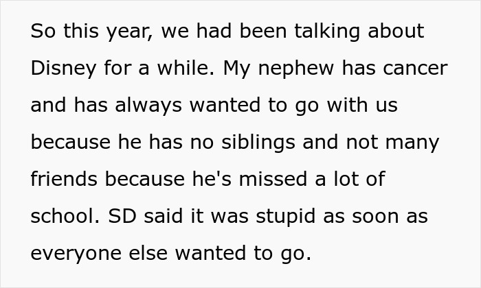 16YO’s Grumpy Reactions To Family Activities Backfire As She Gets Excluded From A Disney World Trip 16YO’s Grumpy Reactions To Family Activities Backfire As She Gets Excluded From A Disney World Trip