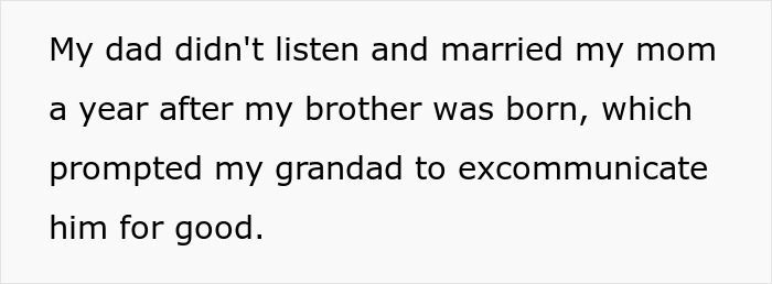 Text describing family conflict and inheritance secret revealed after a grandmother's death. Text describing family conflict and inheritance secret revealed after a grandmother's death.