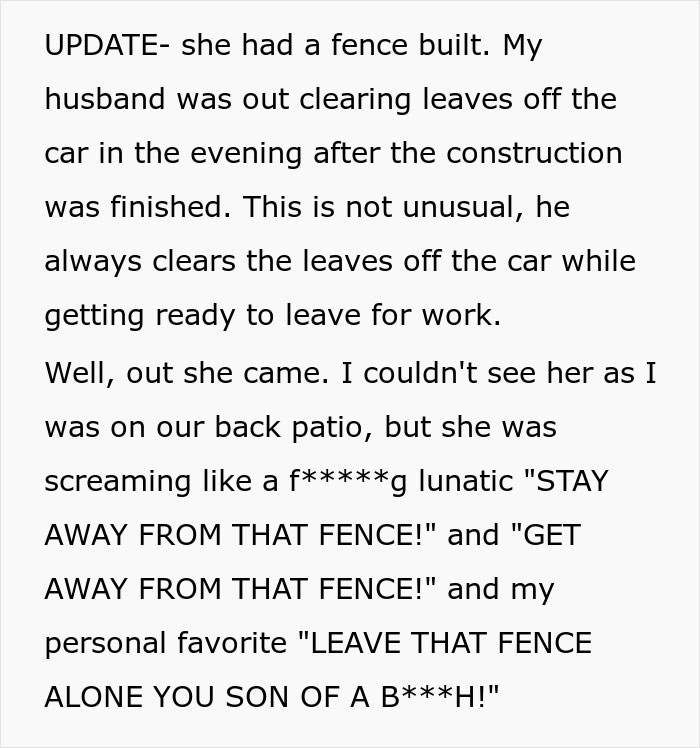 &ldquo;Has Gone Nuts&rdquo;: Boomer Gets A Land Survey, Discovers 5 Ft Of Her Yard Belongs To Neighbors