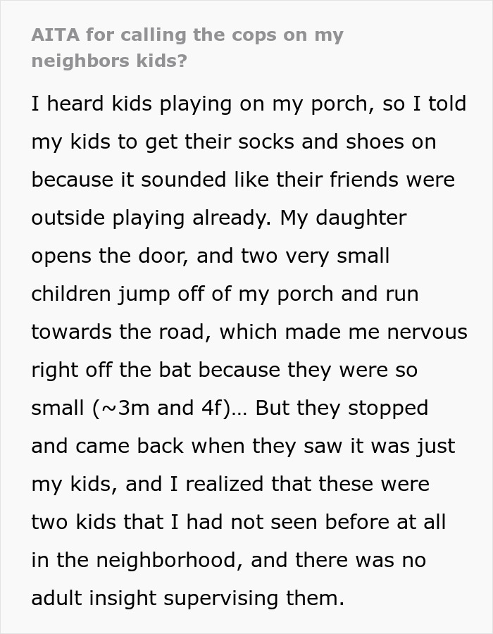 Woman Confused When She Finds Strange Young Kids On Her Porch, Calls Cops, Mother Shows Up Mad