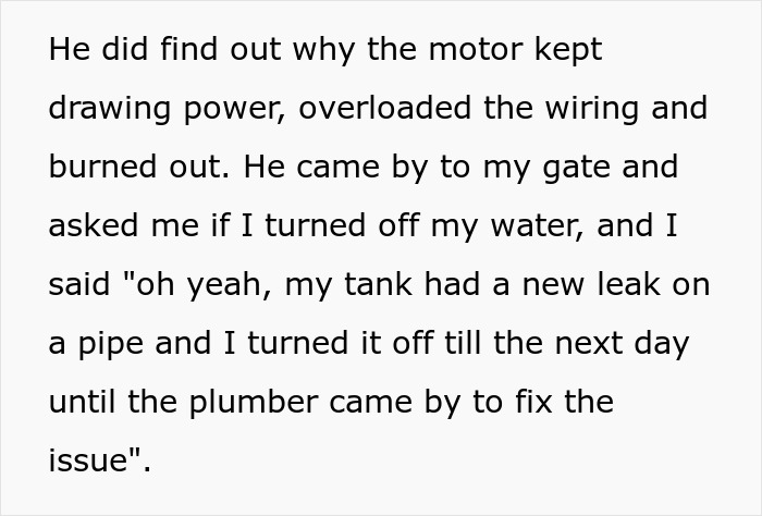 3-Year Water Theft Ends With Neighbor’s Financial Ruin After Petty Revenge Unfolds 3-Year Water Theft Ends With Neighbor’s Financial Ruin After Petty Revenge Unfolds
