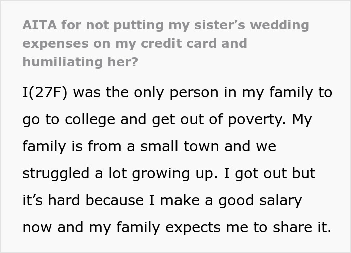 Woman Escapes Poverty Unlike Her Family, They’re Upset She Won’t Share Money With Them Woman Escapes Poverty Unlike Her Family, They’re Upset She Won’t Share Money With Them