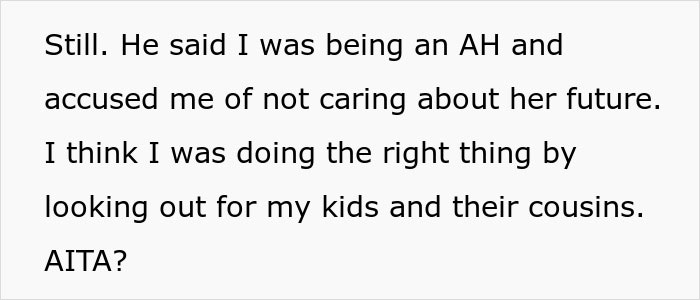 Text discussing a husband upset with his wife over excluding his daughter from a will. Text discussing a husband upset with his wife over excluding his daughter from a will.